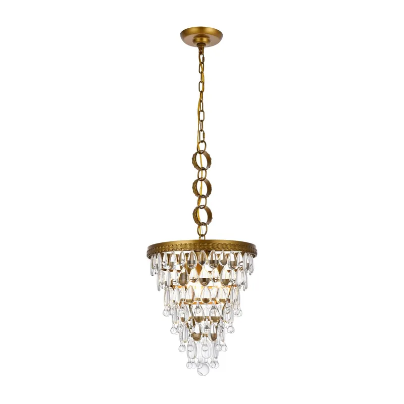 1219D13BR/RC — Elegant Lighting LED Pendant Lights 120.0W 