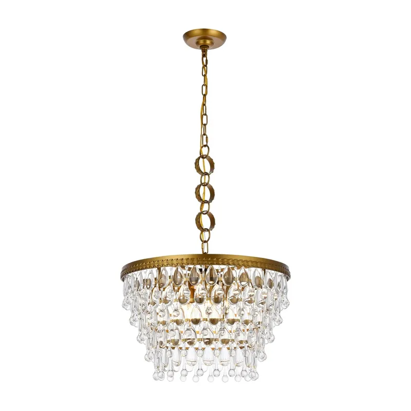 1219D19BR/RC — Elegant Lighting LED Pendant Lights 40.0W 