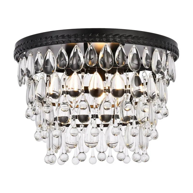 1219F15BK/RC — Elegant Lighting LED Ceiling Lights 40.0W 