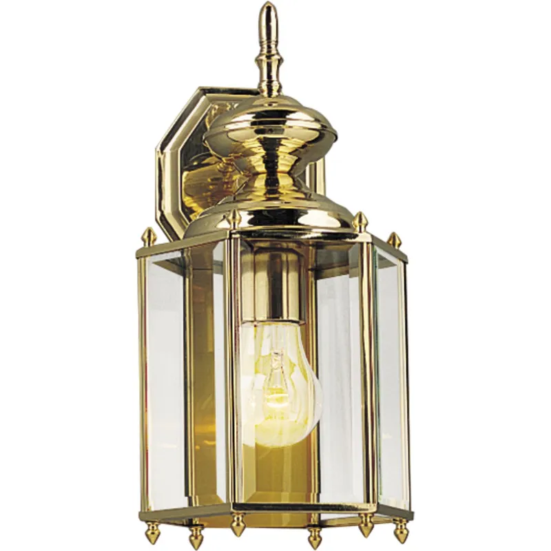 BrassGUARD Collection One-Light Wall Lantern — Progress Lighting LED Wall Lights  