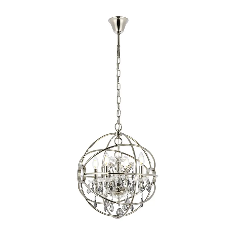 1130D17PN-SS/RC — Elegant Lighting LED Pendant Lights  