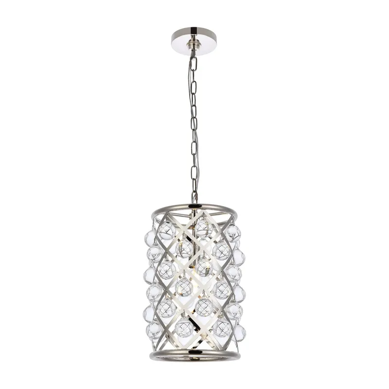 1204D8PN/RC — Elegant Lighting LED Pendant Lights  