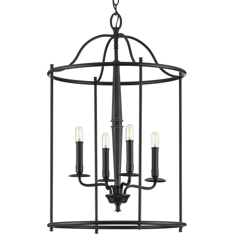 Durrell Collection Four-Light Medium Foyer — Progress Lighting LED Landscape Lights  