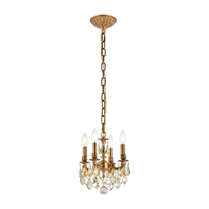 9104D10FG-GT/RC — Elegant Lighting LED Pendant Lights  