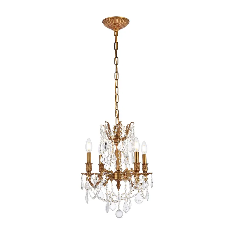 9204D17FG/RC — Elegant Lighting LED Pendant Lights  