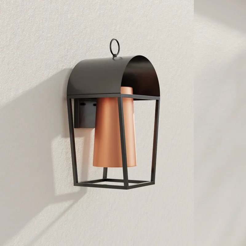 Hutchence Collection One-Light with  Outdoor Large Wall Lantern — Progress Lighting LED Wall Lights  