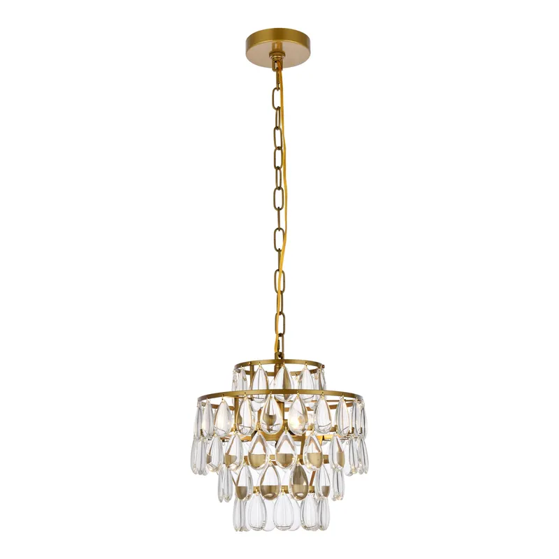 1102D12BR — Elegant Lighting LED Pendant Lights 120.0W 