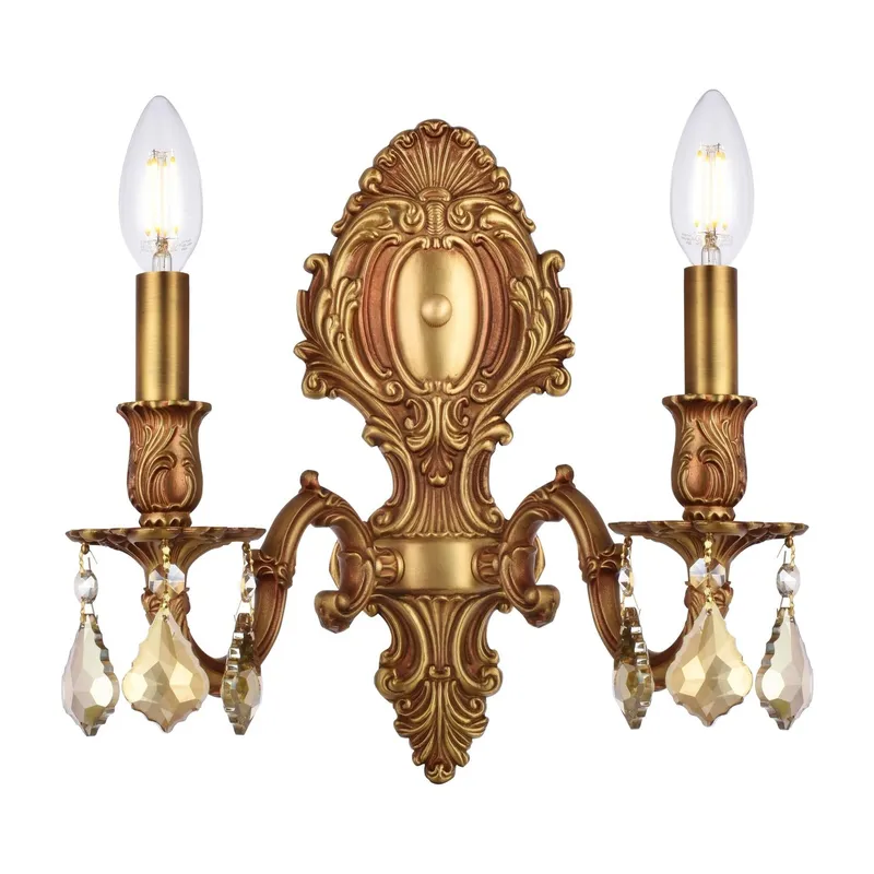 9602W10FG-GT/RC — Elegant Lighting LED Wall Lights  