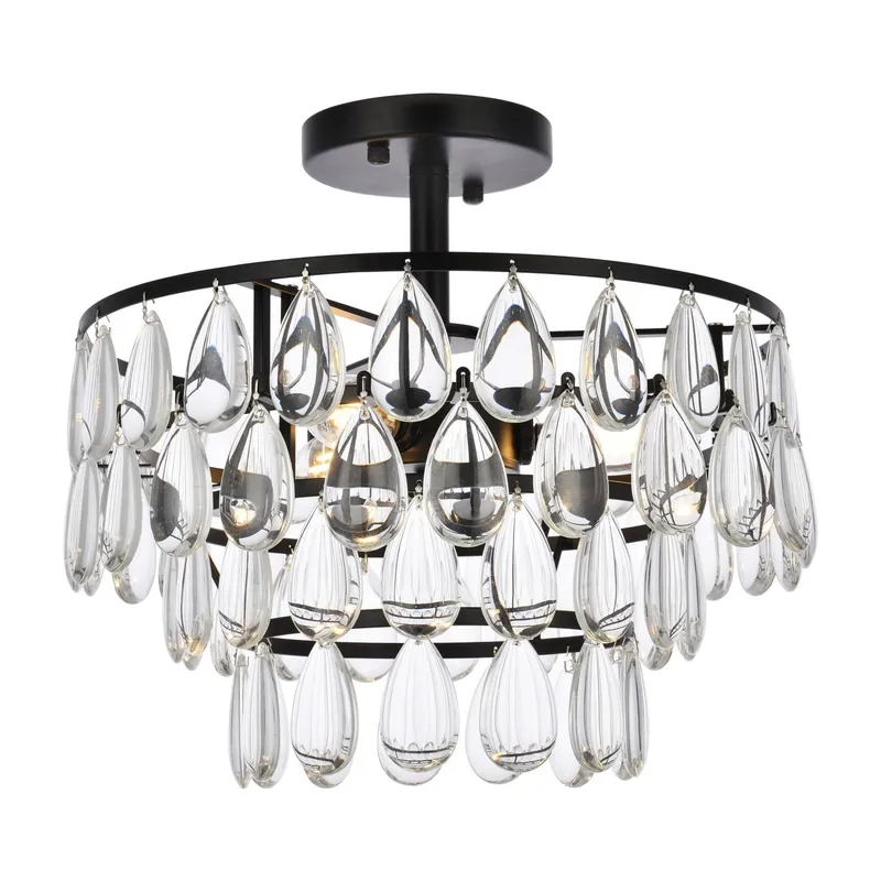 1103F14BK — Elegant Lighting LED Ceiling Lights 120.0W 