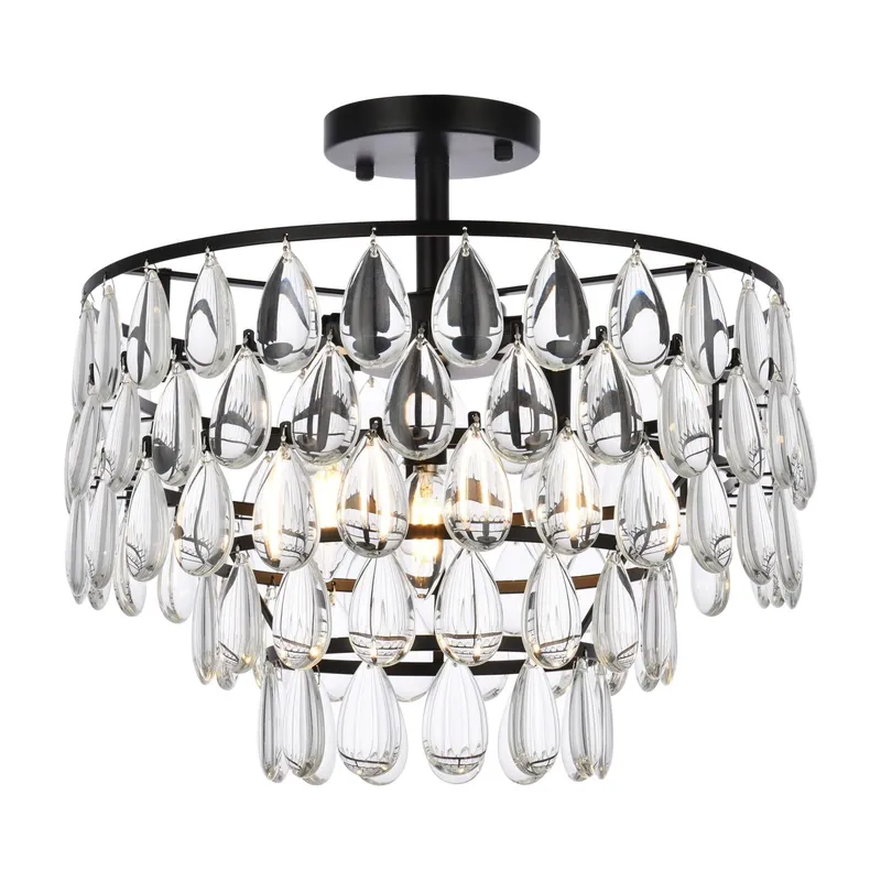 1103F16BK — Elegant Lighting LED Ceiling Lights 120.0W 