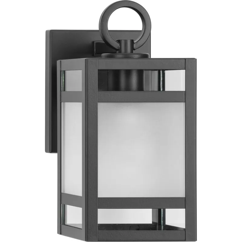 Parrish Collection One-Light Clear Etched Glass Outdoor Small Wall Lantern — Progress Lighting LED Wall Lights  