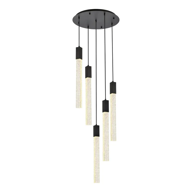 2067D20BK — Elegant Lighting LED Pendant Lights 15.0W 