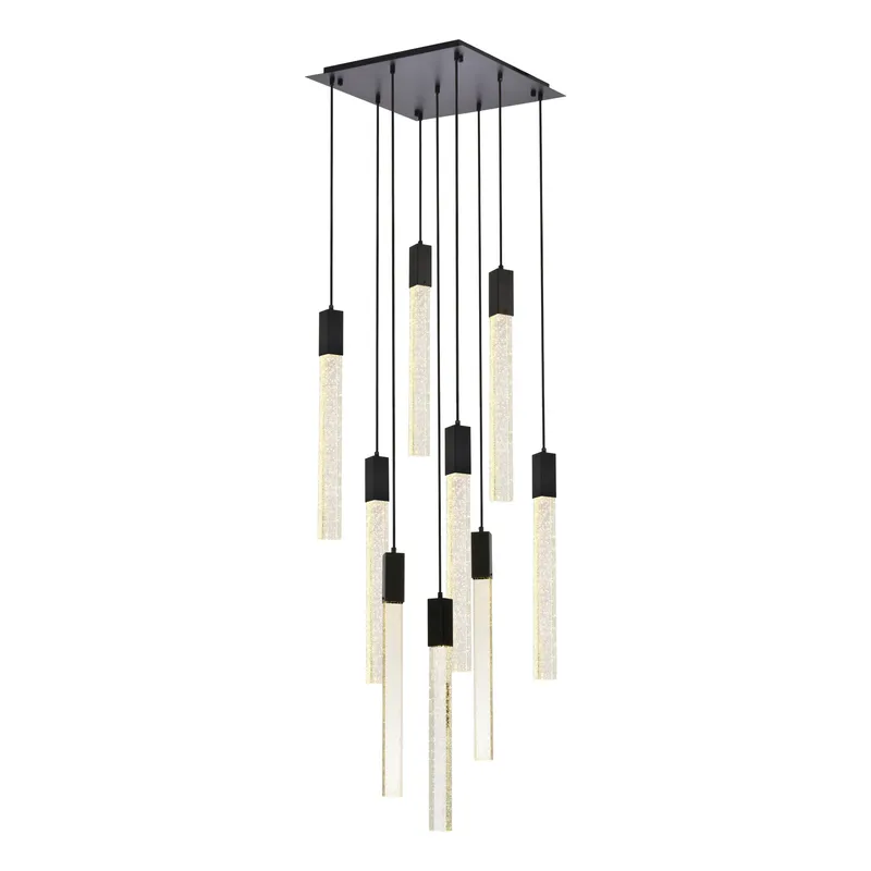 2066D20BK — Elegant Lighting LED Pendant Lights 27.0W 