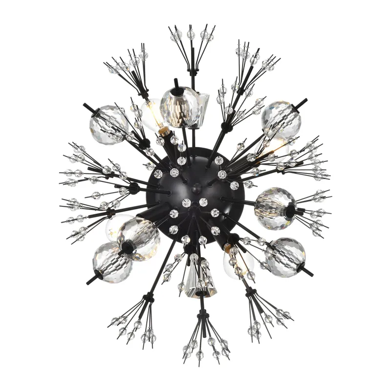 2500W19BK — Elegant Lighting LED Wall Lights 160.0W 