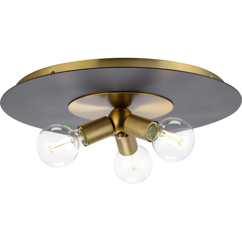 Trimble Collection Three-Light 18" Flush Mount — Progress Lighting LED Post Top Lights  