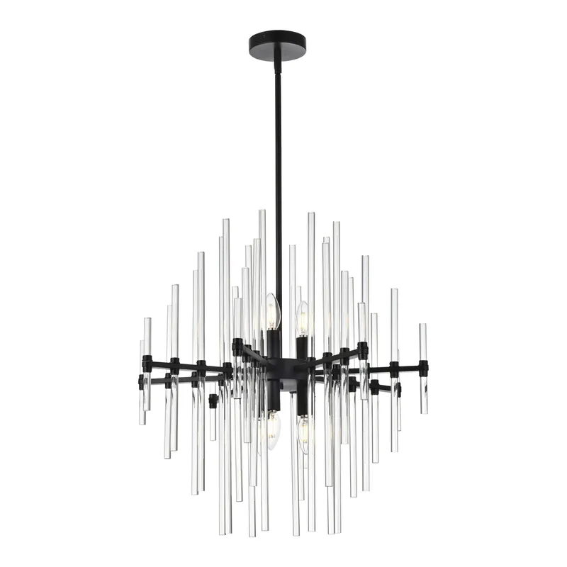 2502D23BK — Elegant Lighting LED Pendant Lights 240.0W 
