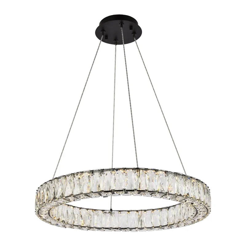 3503D23BK — Elegant Lighting LED Pendant Lights  