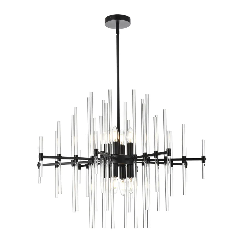 2502D31BK — Elegant Lighting LED Pendant Lights 320.0W 