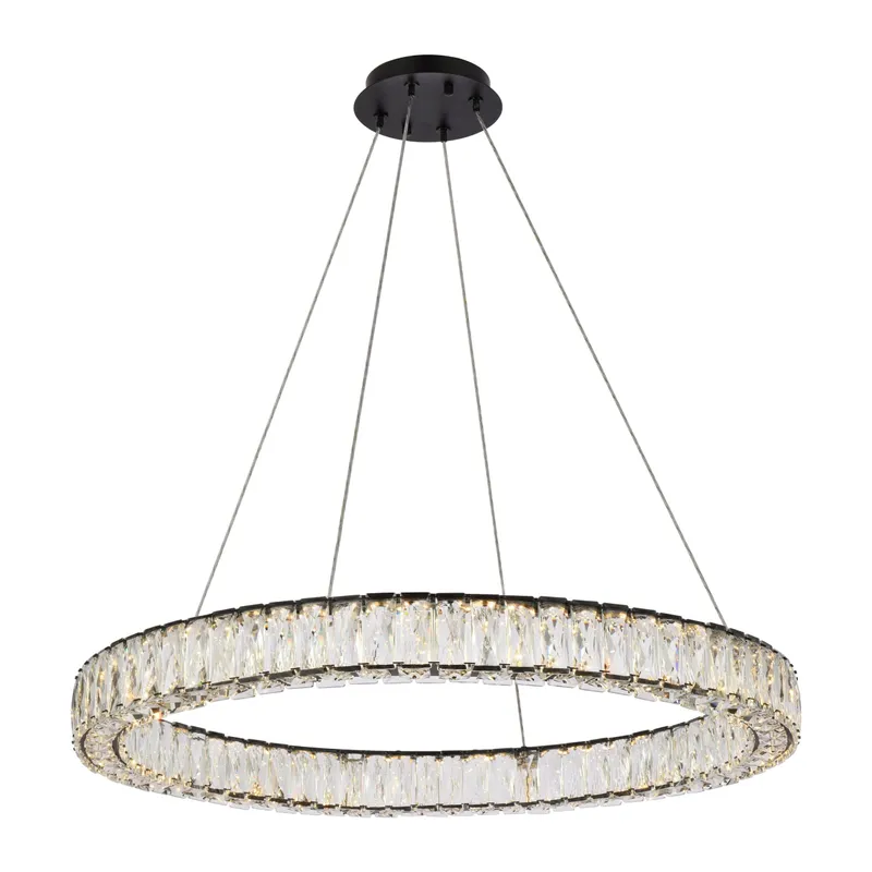3503D31BK — Elegant Lighting LED Pendant Lights  