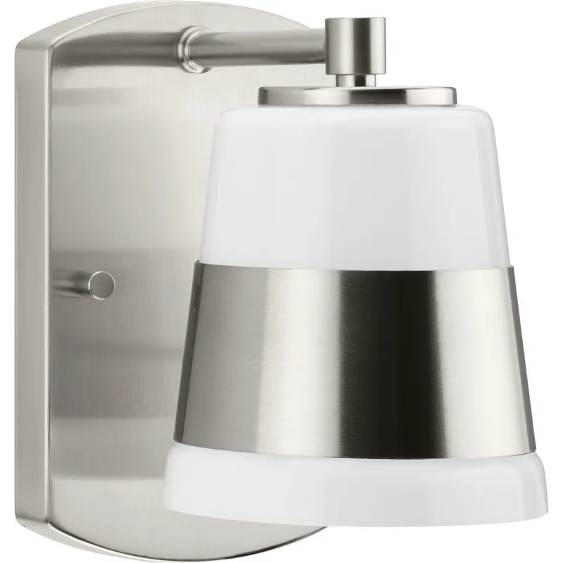 Haven Collection One-Light Opal Glass Bath Light — Progress Lighting LED Wall Lights  