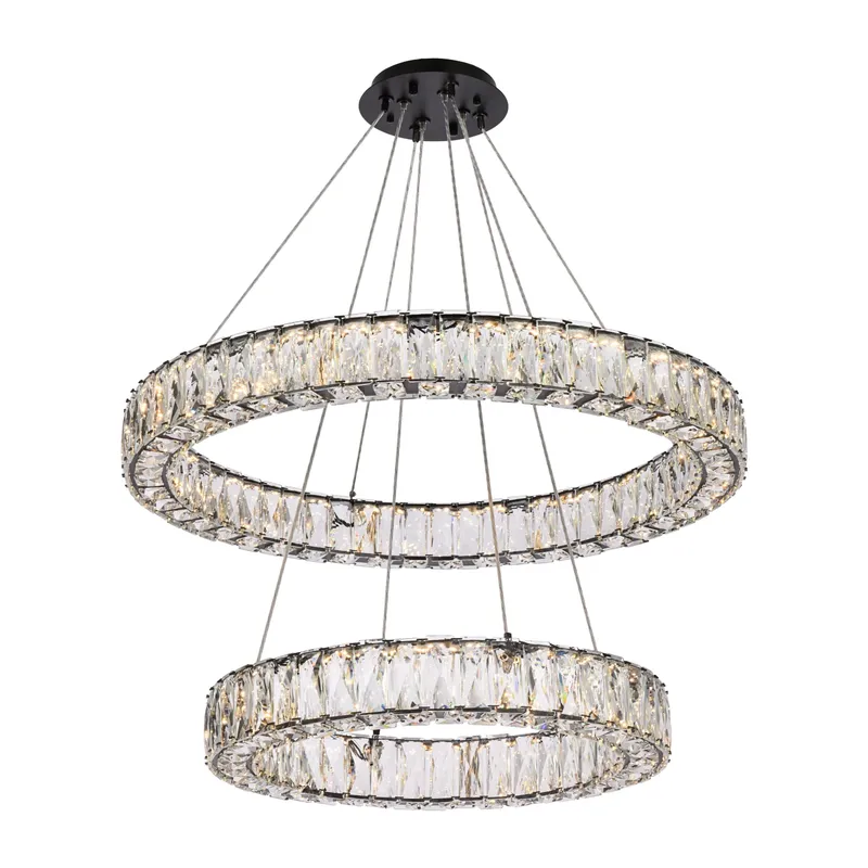 3503G28BK — Elegant Lighting LED Pendant Lights  