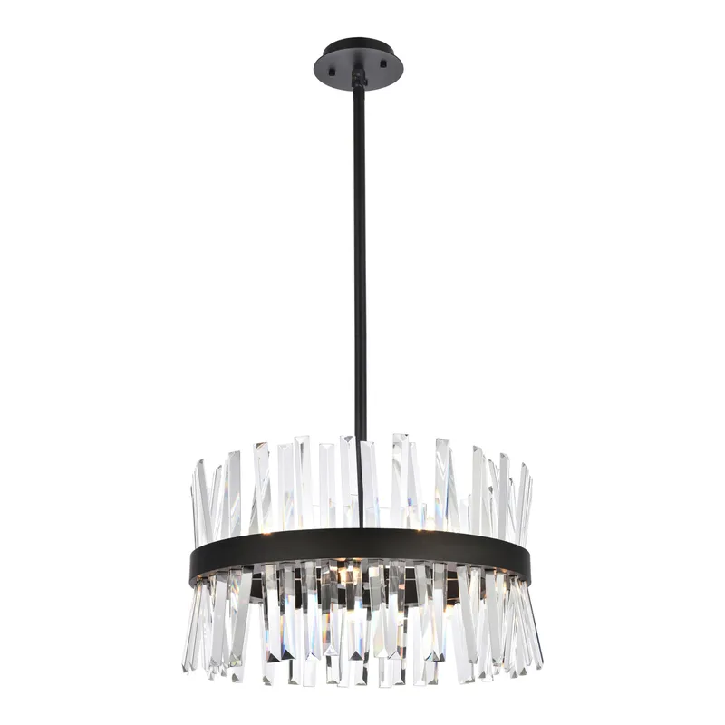 6200D20BK — Elegant Lighting LED Pendant Lights 200.0W 