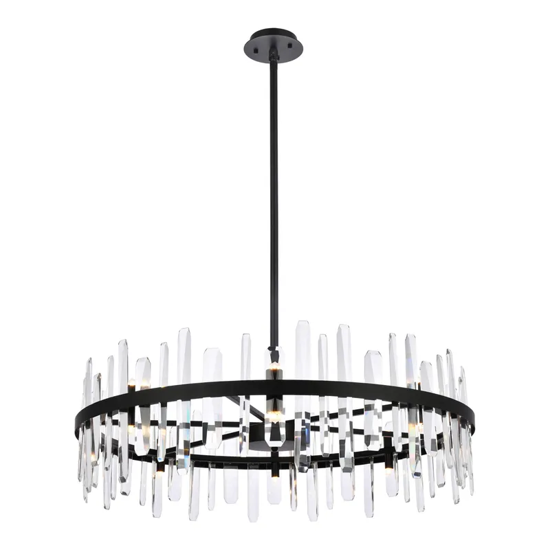 2200D36BK — Elegant Lighting LED Pendant Lights 320.0W 