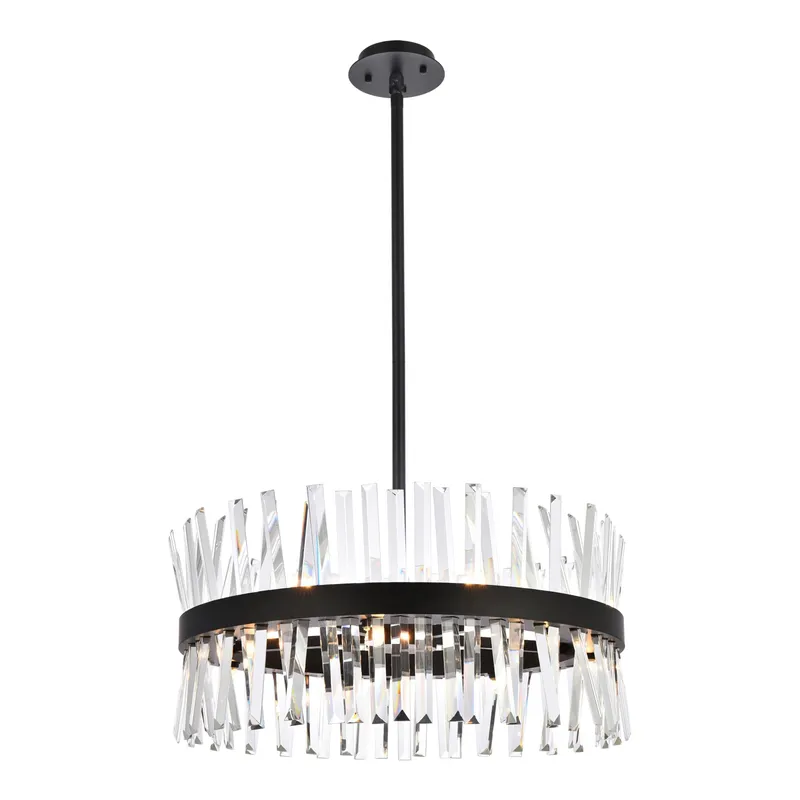 6200D25BK — Elegant Lighting LED Pendant Lights 280.0W 