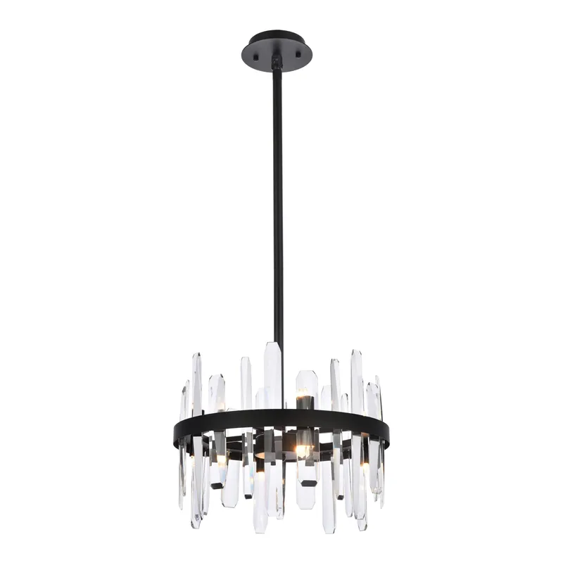 2200D16BK — Elegant Lighting LED Pendant Lights 160.0W 
