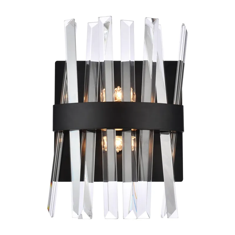 6200W8BK — Elegant Lighting LED Wall Lights 40.0W 