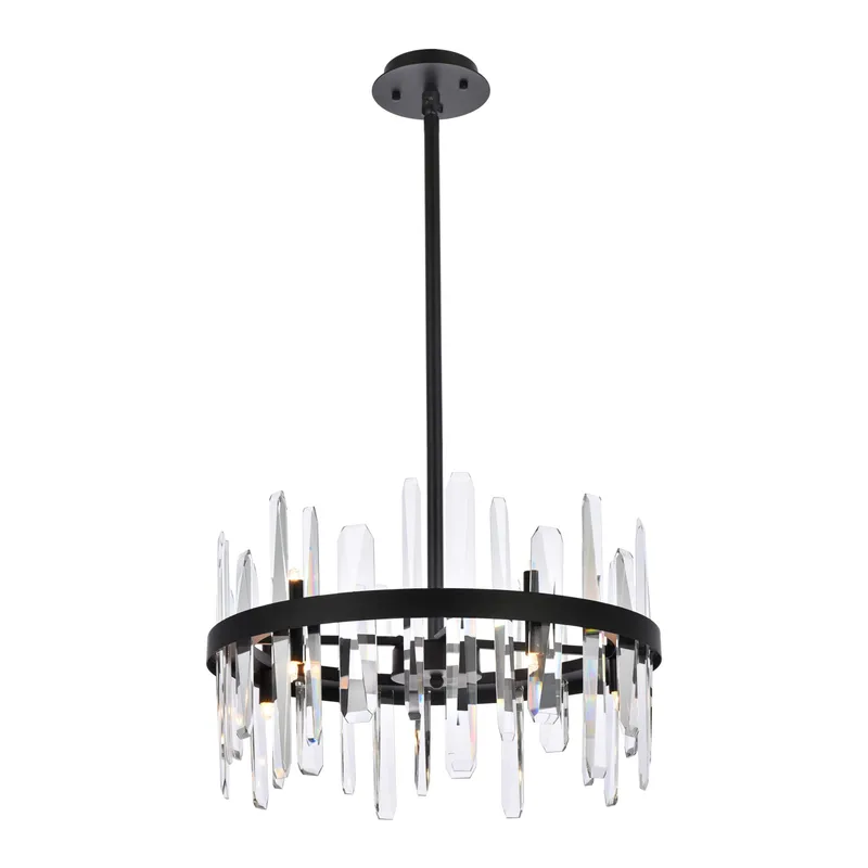 2200D20BK — Elegant Lighting LED Pendant Lights 200.0W 