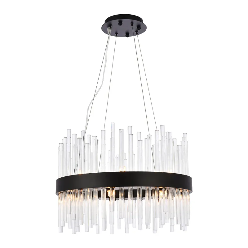 3000D20BK — Elegant Lighting LED Pendant Lights 280.0W 
