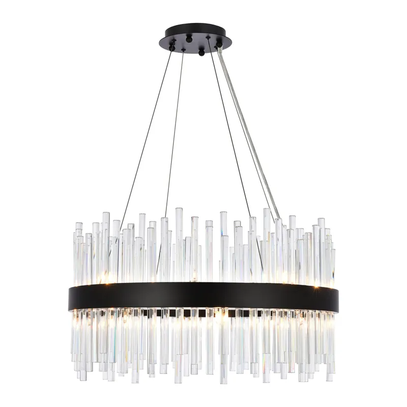 3000D25BK — Elegant Lighting LED Pendant Lights 320.0W 