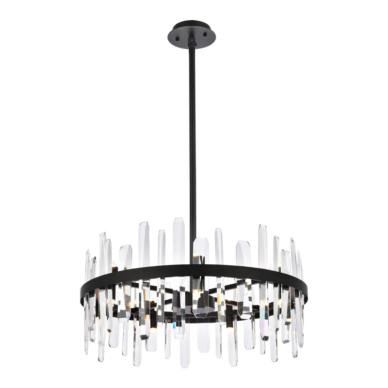 2200D25BK — Elegant Lighting LED Pendant Lights 280.0W 