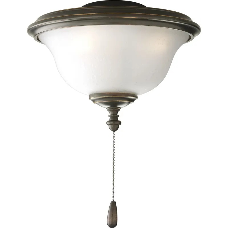 AirPro Collection Two-Light Indoor/Outdoor Ceiling Fan Light — Progress Lighting LED Post Top Lights  
