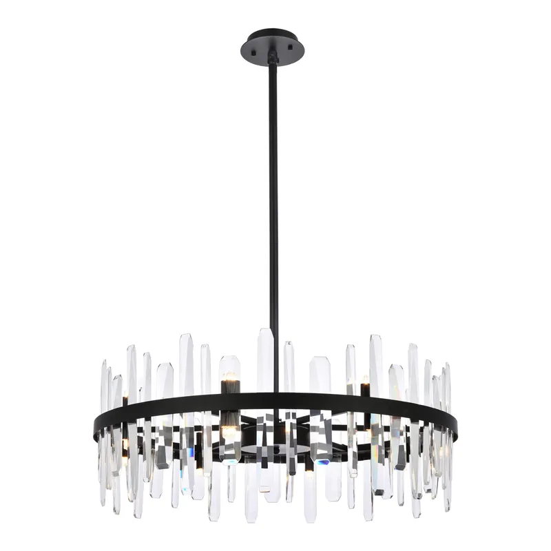 2200D32BK — Elegant Lighting LED Pendant Lights 320.0W 