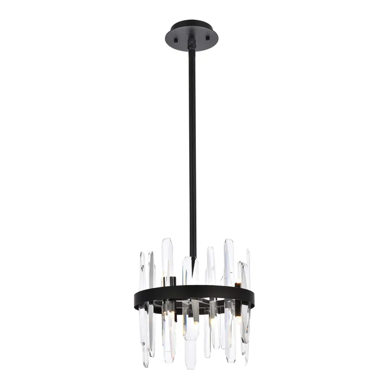 2200D12BK — Elegant Lighting LED Pendant Lights 120.0W 