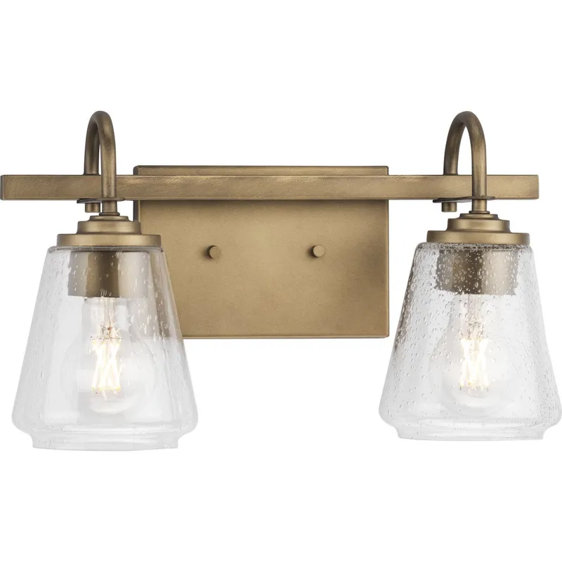 Martenne Collection Two-Light Vanity Light — Progress Lighting LED Wall Lights  
