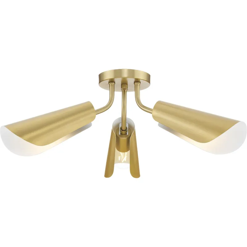 Cornett Collection 24.12 in. Three-Light Flush Mount Light — Progress Lighting LED Post Top Lights  