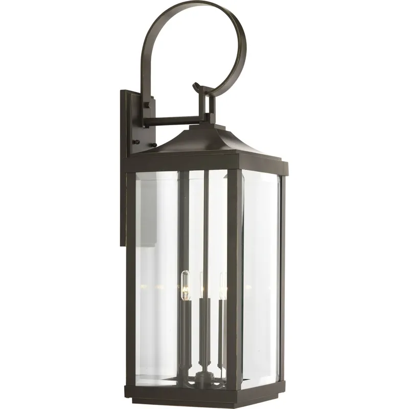 Gibbes Street Collection Three-Light Large Wall-Lantern — Progress Lighting LED Wall Lights  