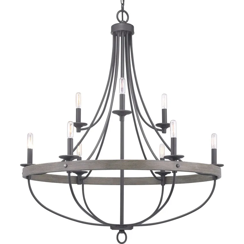 Gulliver Collection Nine-Light Chandelier Light — Progress Lighting LED Landscape Lights  