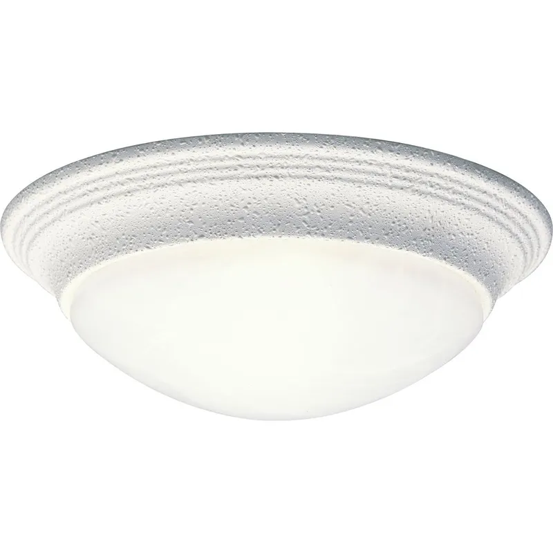 One-Light Alabaster Glass 11-1/2" Close-to-Ceiling — Progress Lighting LED Post Top Lights  