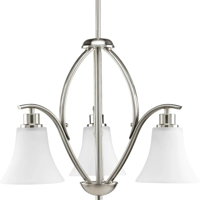 Joy Collection Three-Light Etched Glass Chandelier Light — Progress Lighting LED Landscape Lights  