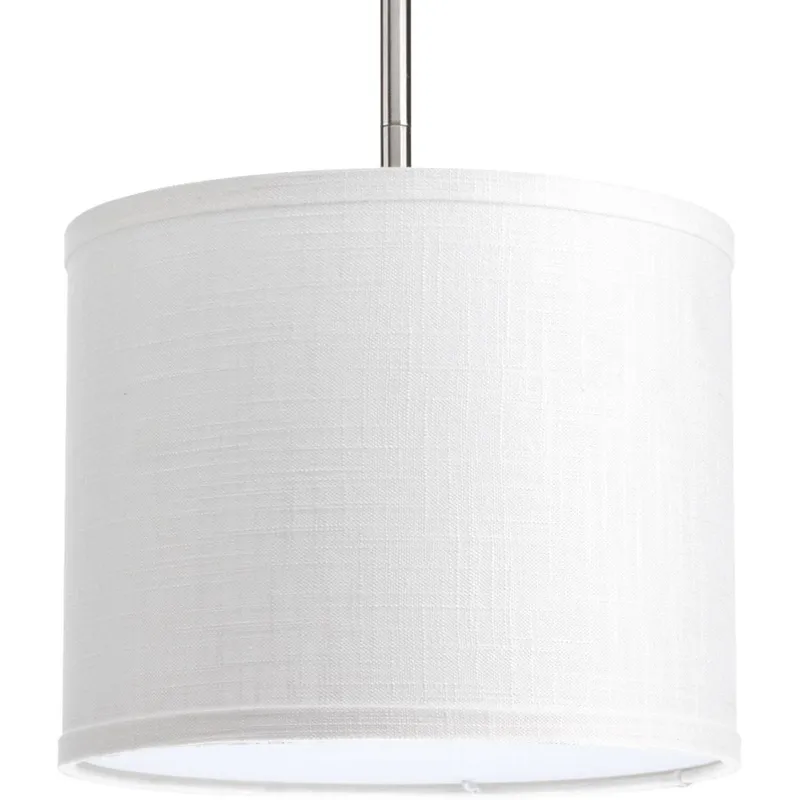 Markor Collection 10" Drum Shade for Use with Markor Pendant Kit — Progress Lighting LED Landscape Lights  
