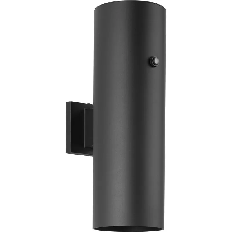 6" LED Outdoor Aluminum Up/Down Wall Mount Cylinder with Photocell — Progress Lighting LED Wall Lights  