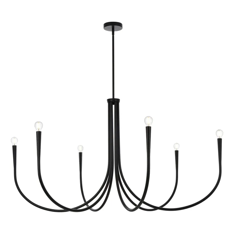 LD722D55BK — Elegant Lighting LED Pendant Lights 240.0W 