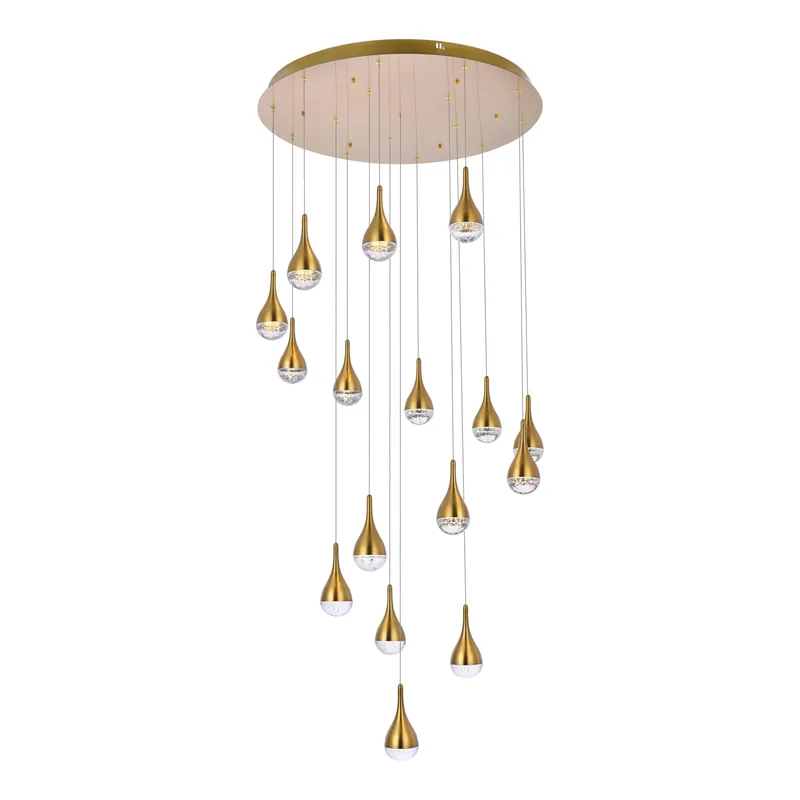 3816D36SG — Elegant Lighting LED Pendant Lights 80.0W 3000K