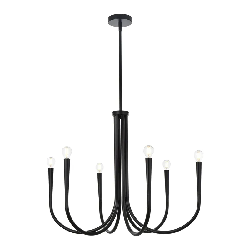 LD722D30BK — Elegant Lighting LED Pendant Lights 240.0W 