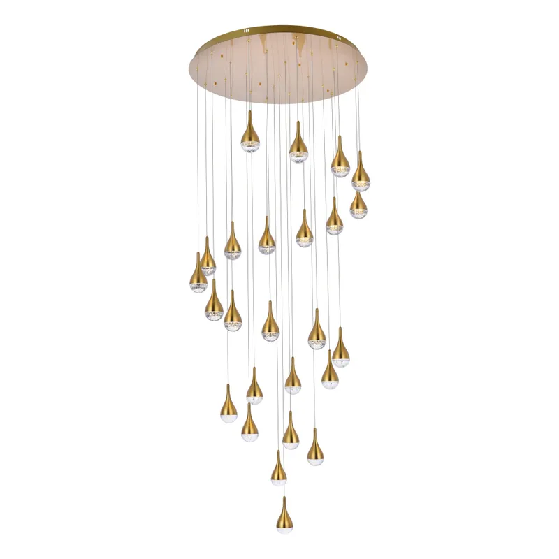 3825D42SG — Elegant Lighting LED Pendant Lights 125.0W 3000K
