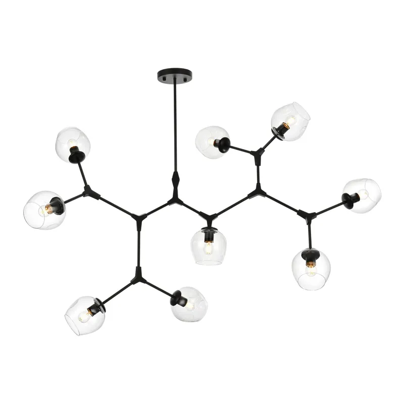 1712G60BK — Elegant Lighting LED Pendant Lights 360.0W 